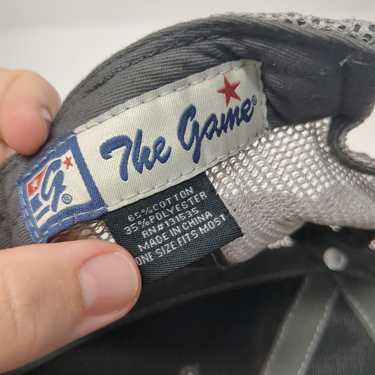 The Game Trucker Hat Gray One Size Youth Camps Rodeo Starts Here Snapback