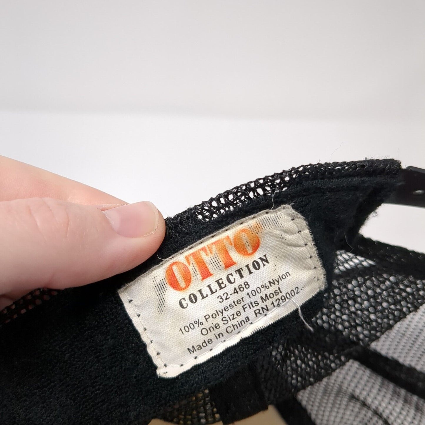 Santa Cruz Mountains Snapback Rope Trucker Hat Black One Size Mesh Back