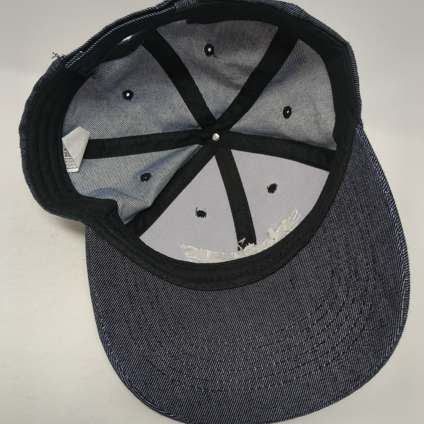 Sprouts Farmers Market Strapback Baseball Cap Blue OS Adjustable Embroidered