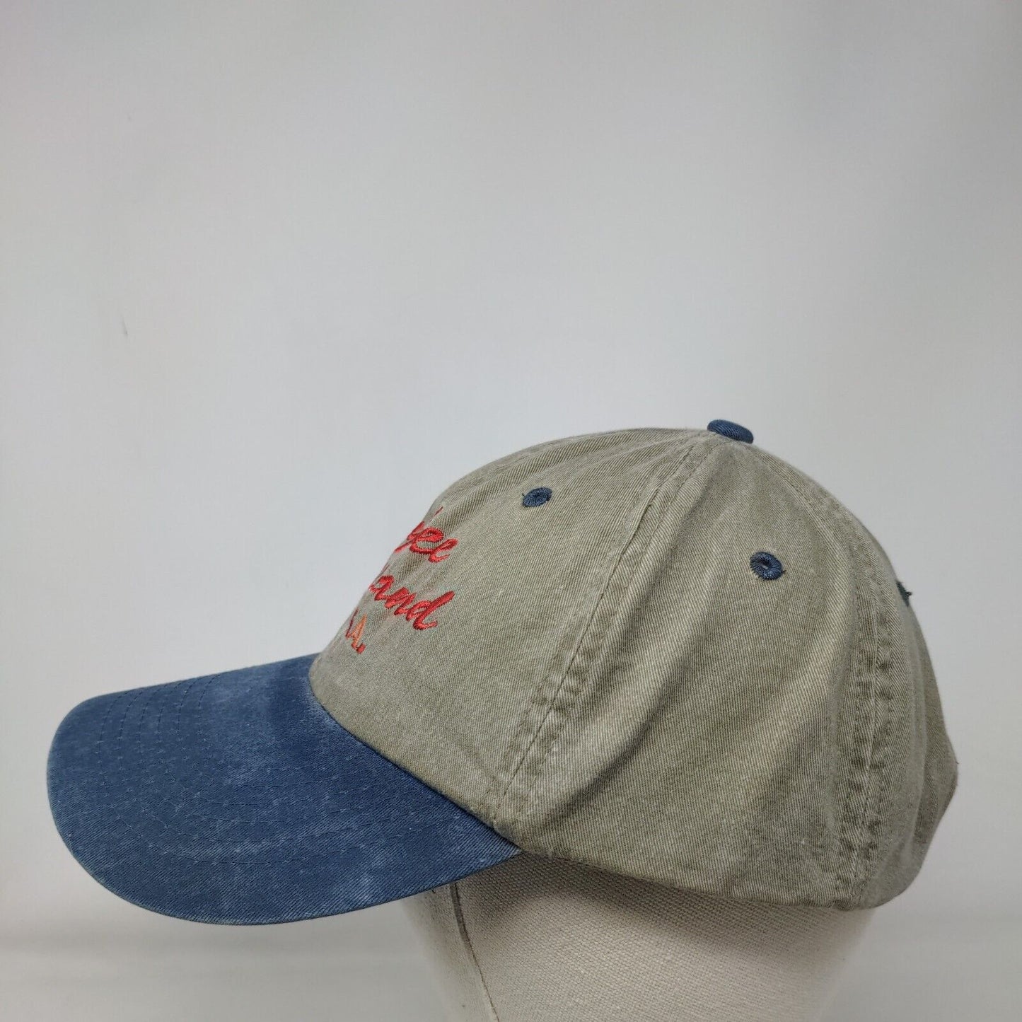 Tybee Island GA Slideback Hat Multicolor OSFA Adjustable Embroidered 6 Panel