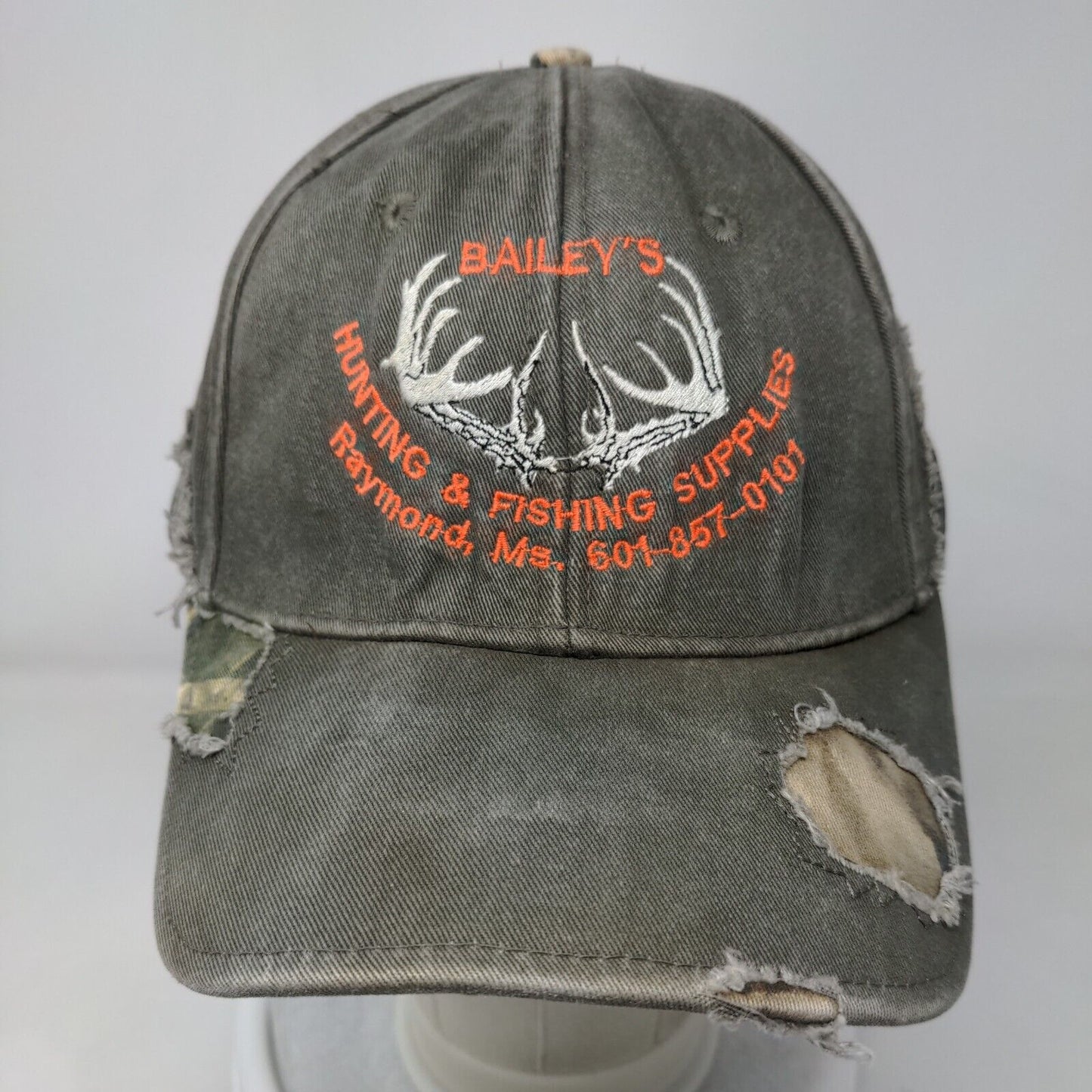 Bailey's Hunting & Fishing Supplies Strapback Hat Multi OSFM Outdoor Cap