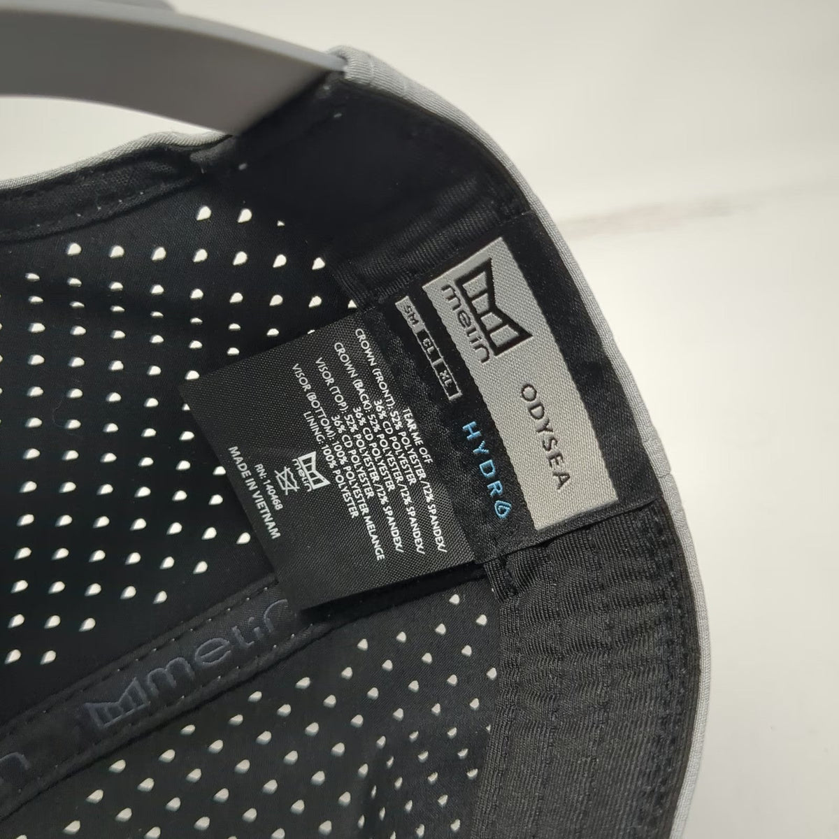 melin Gray Trucker Hat S Perforated Lexus Snapback 5 Panel Odysea Hydro Hat
