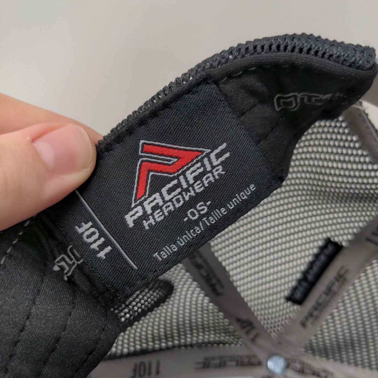 JCSAF Snapback Trucker Hat Gray One Size 110 Flexfit Mesh Back Pacific Headwear