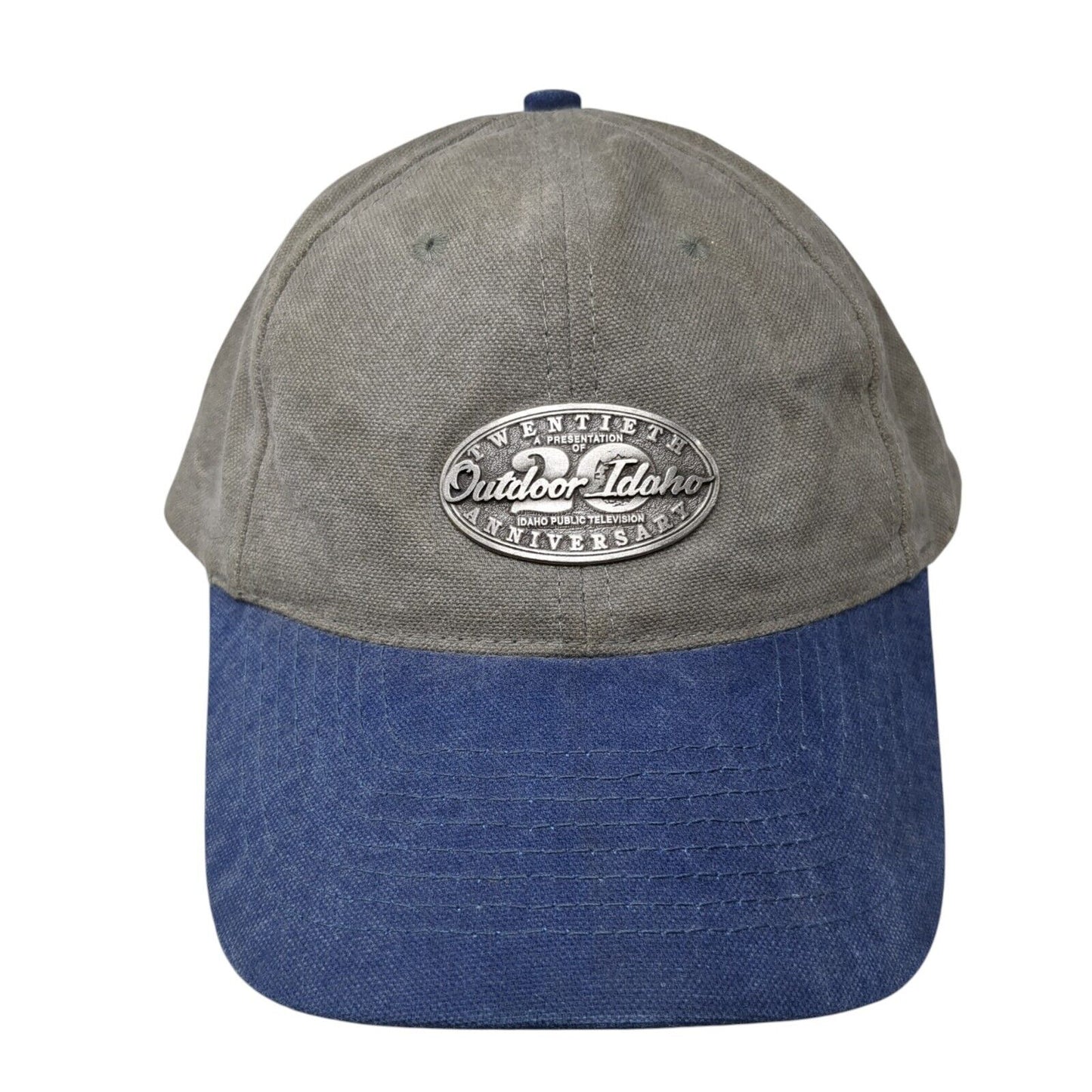 Outdoor Idaho Twentieth Anniversary Slideback Hat Gray OS Adjustable Fersten