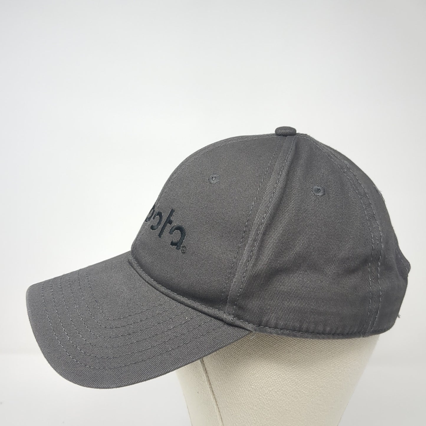 Kubota Strapback Hat Gray One Size Adjustable Embroidered 6 Panel Otto