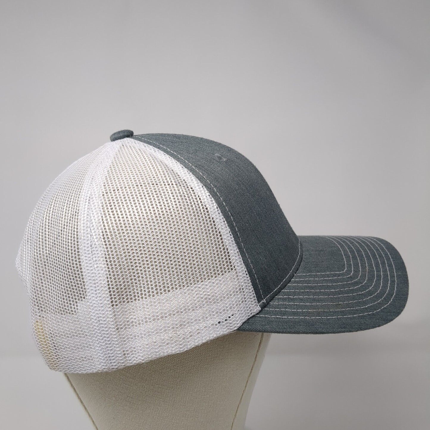 Atkinson's Mirror & Glass Snapback Trucker Hat Gray One Size Outdoor Cap