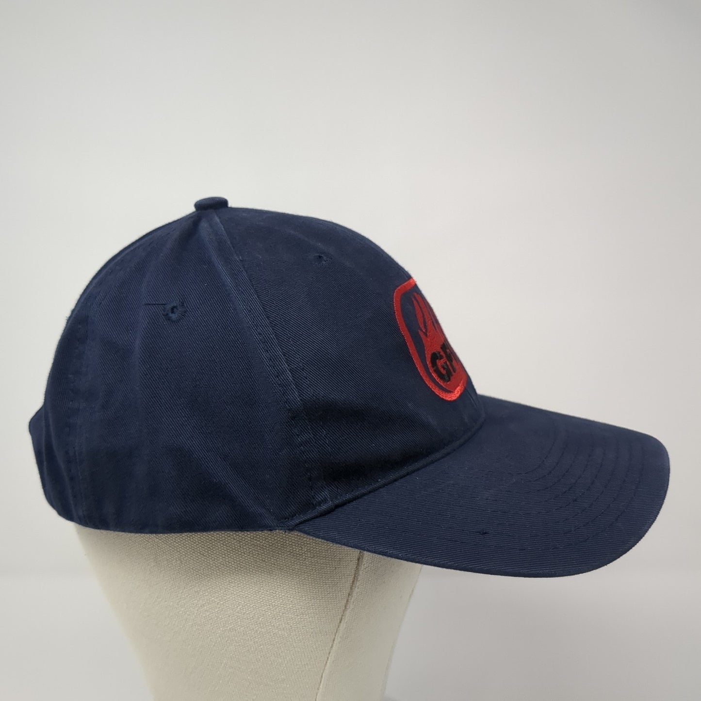 GPI Strapback Hat Blue One Size Adjustable Embroidered Logo Daystone