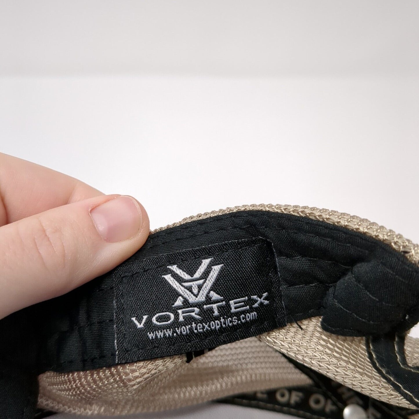 Vortex Snapback Trucker Hat Gray One Size Adjustable Mesh Back 6 Panel