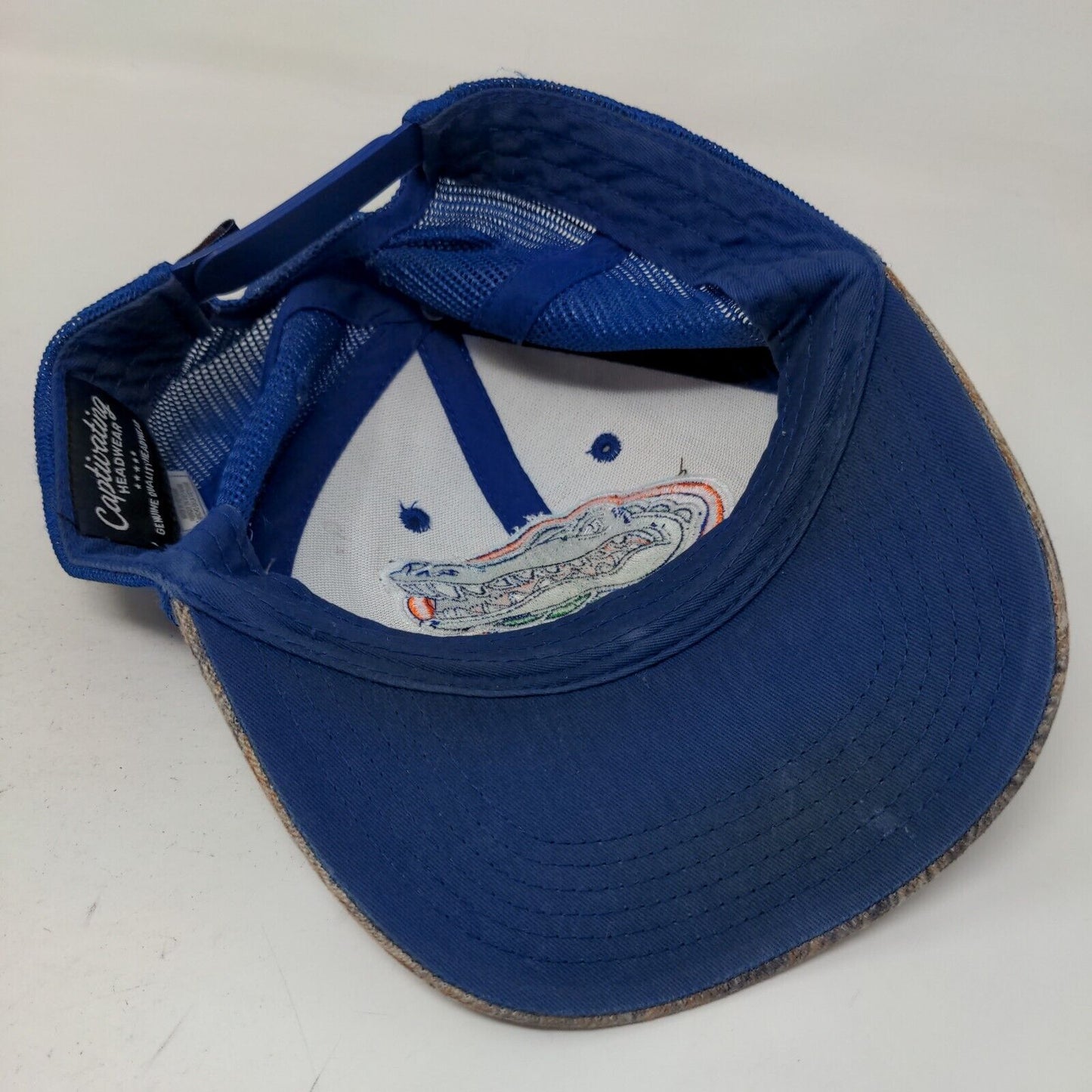 Captivating Headwear Men's Snapback Mesh Back Camo Hat Florida Gators Logo