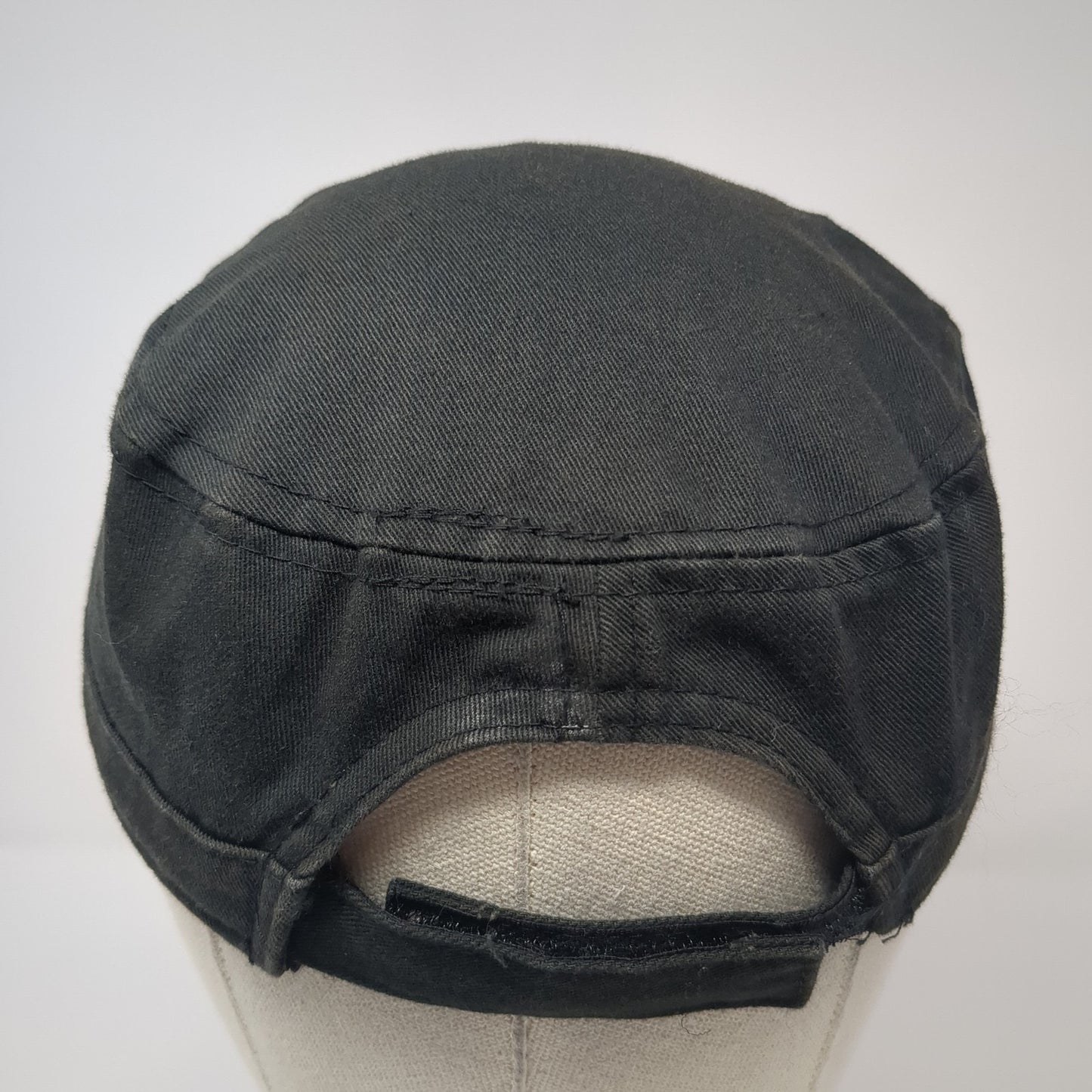 WWB 2015 Strapback Cadet Army Cap Hat Black One Size Adjustable Cotton