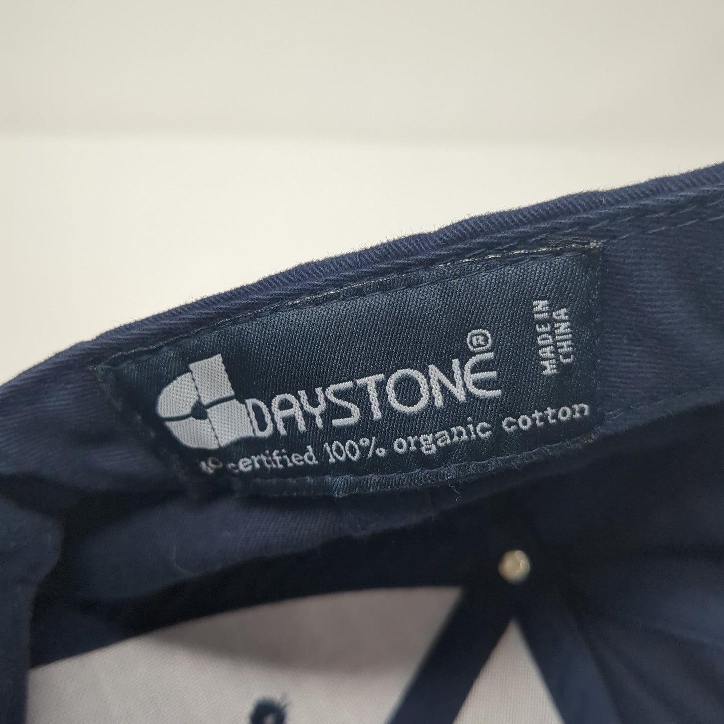 GPI Strapback Hat Blue One Size Adjustable Embroidered Logo Daystone
