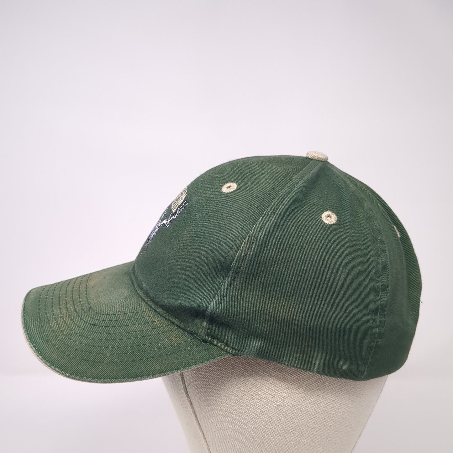 Nevada Muleys Strapback Baseball Cap Green One Size Adjustable Embroidered Otto