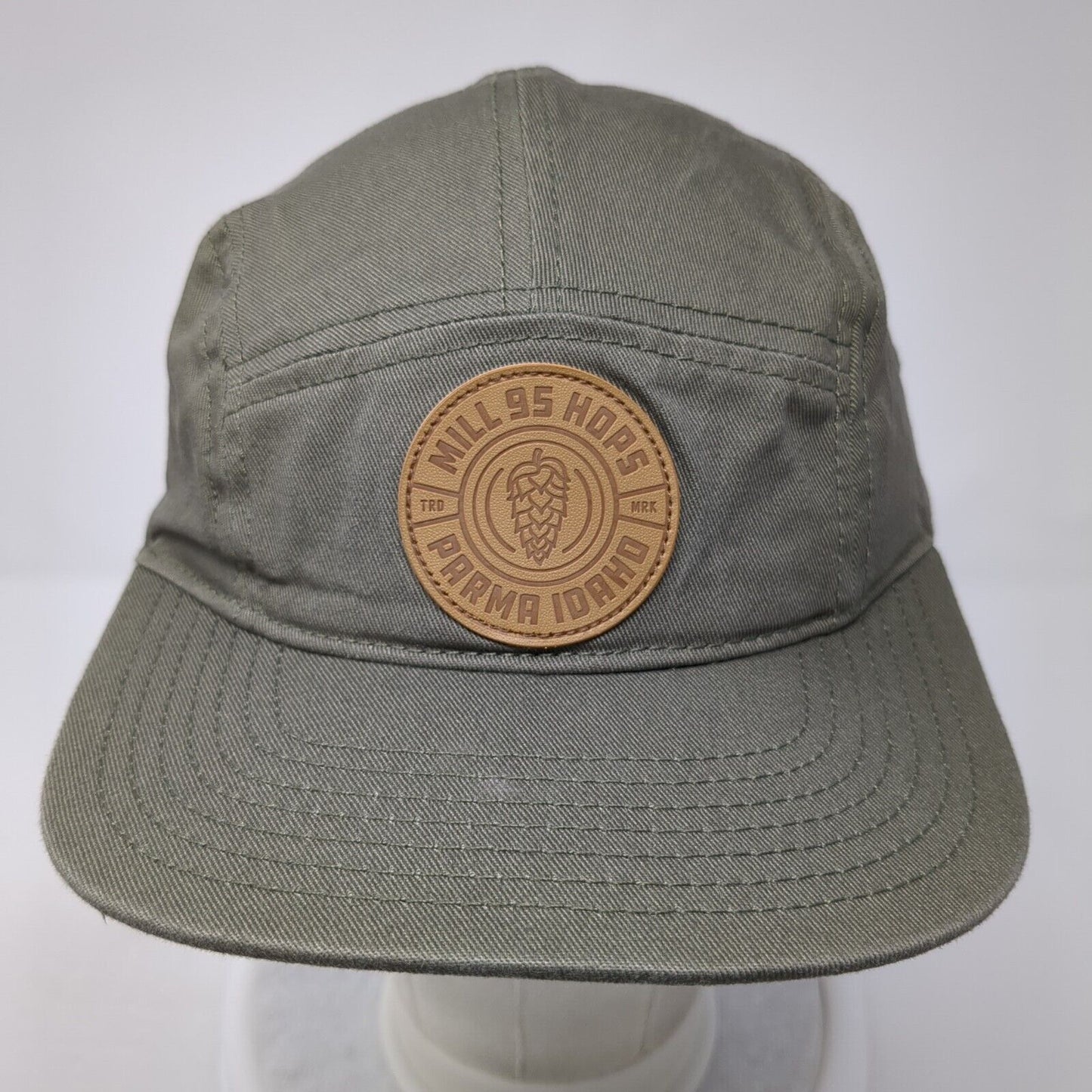 Mill 95 Hops Parma Idaho Slideback 5 Panel Hat Brown One Size Patch