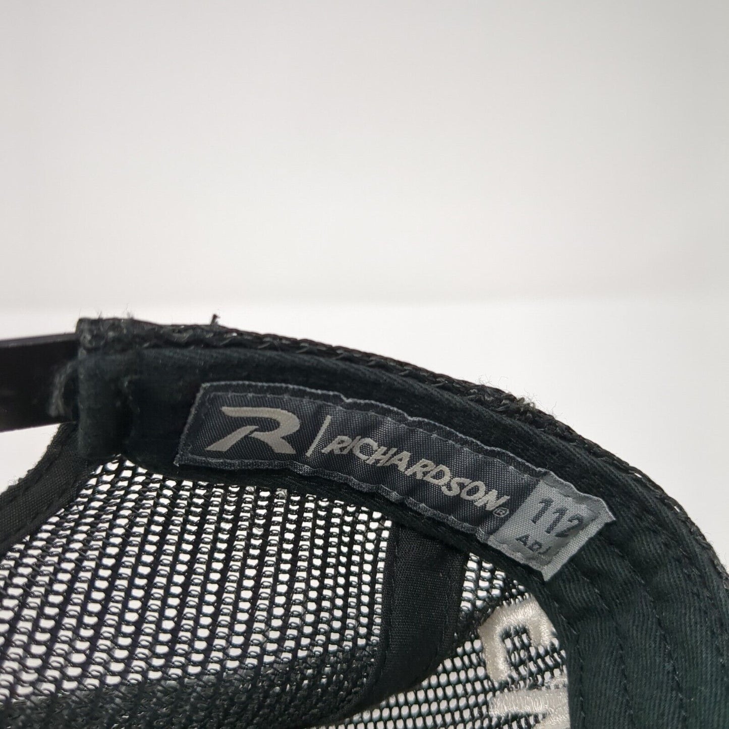 FMT Snapback Mesh Back Trucker Hat Gray One Size Embroidered Logo