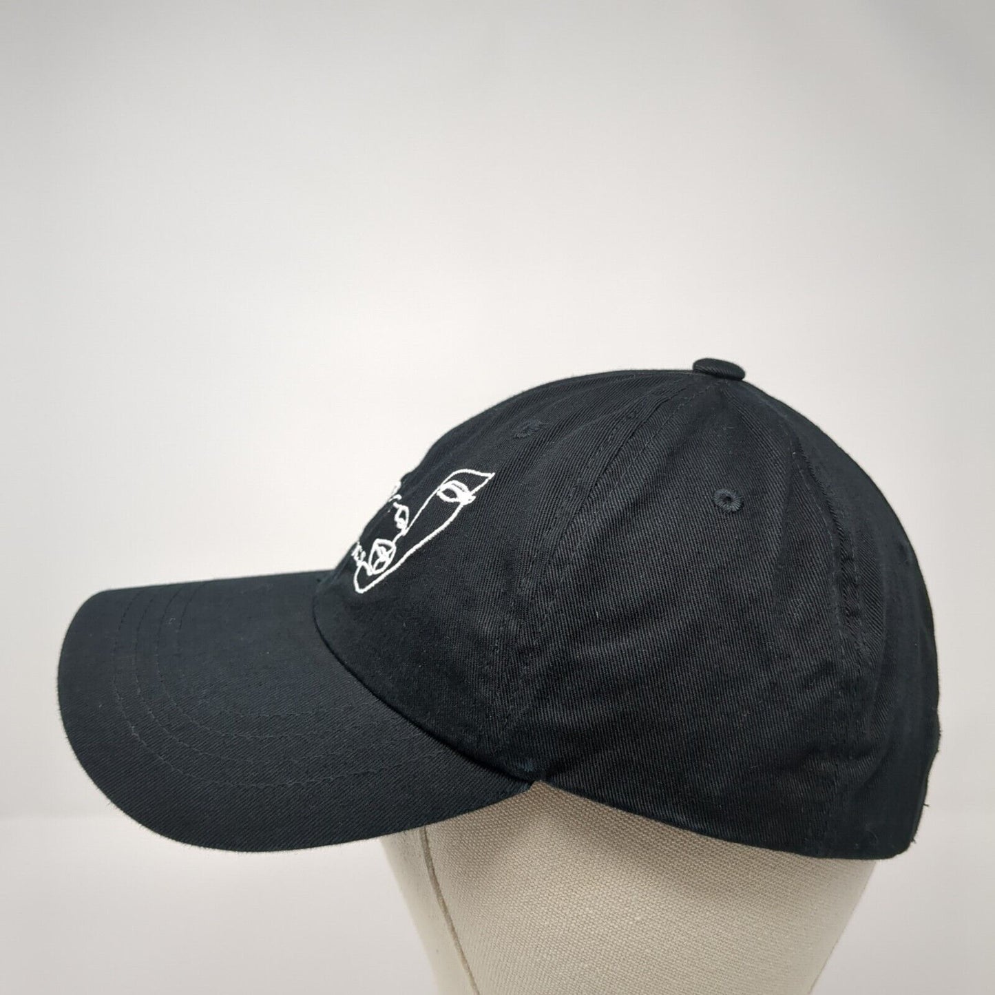Evoqé Medical Aesthetics Slideback Hat Black One Size 6 Panel Yupoong