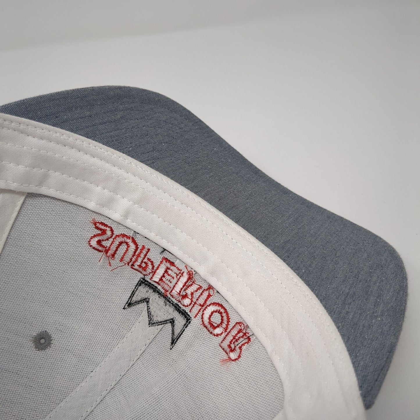 Superior Construction Snapback Trucker Hat Gray OS Adjustable Mesh Richardson