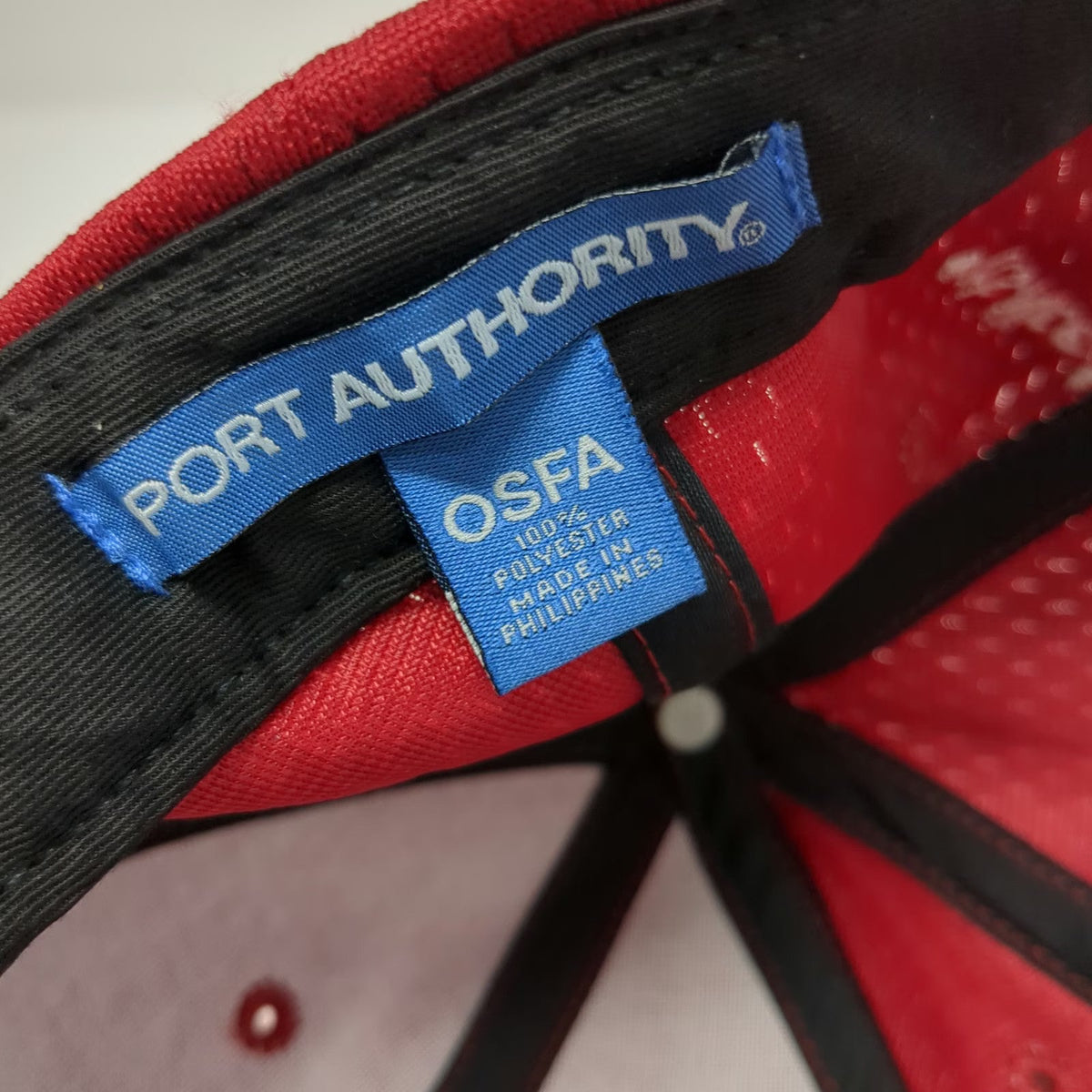 Port Authority Baseball Cap Red One Size Tom Schaeffers RV Superstore Mesh Hat