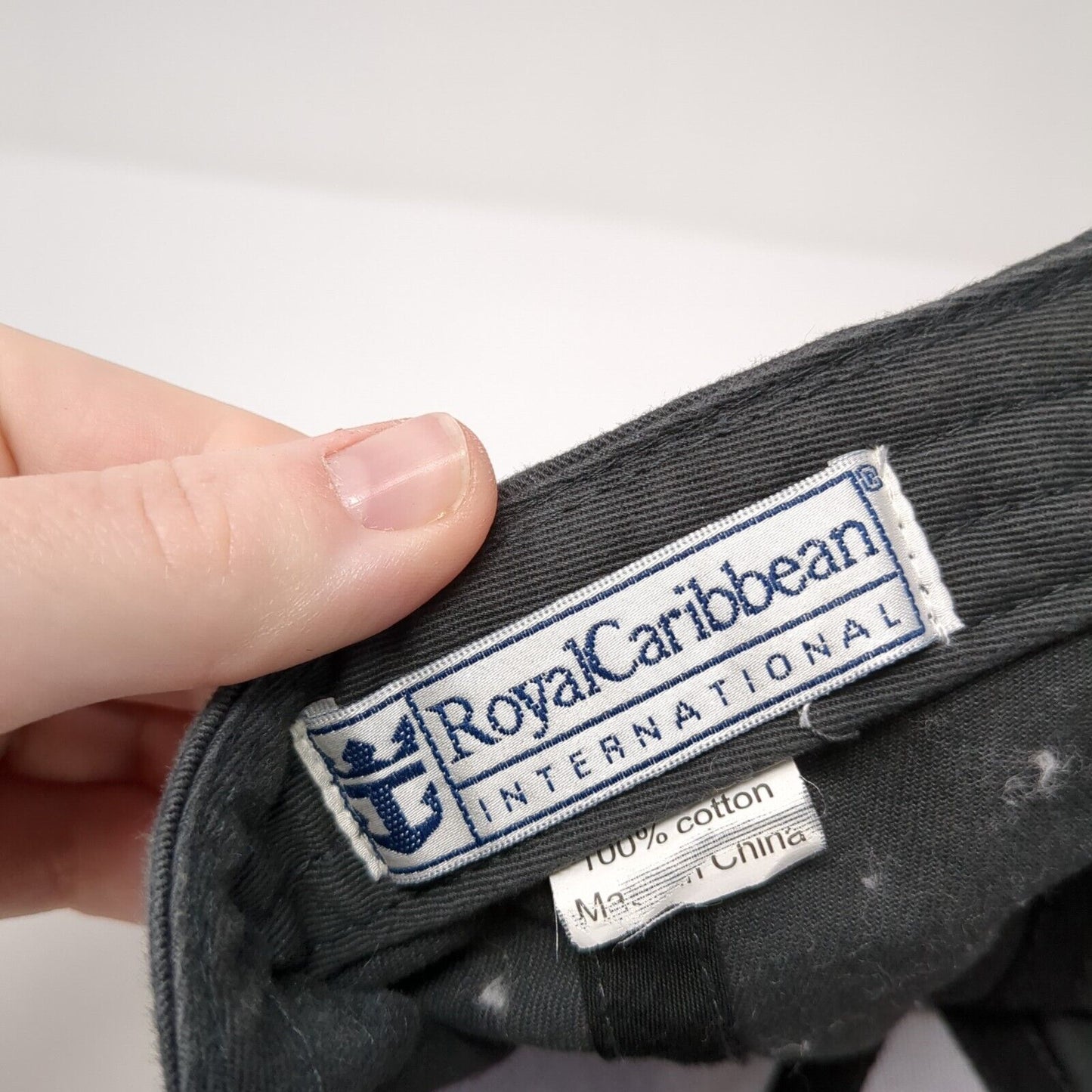 Royal Caribbean International Strapback Hat Gray One Size Adjustable