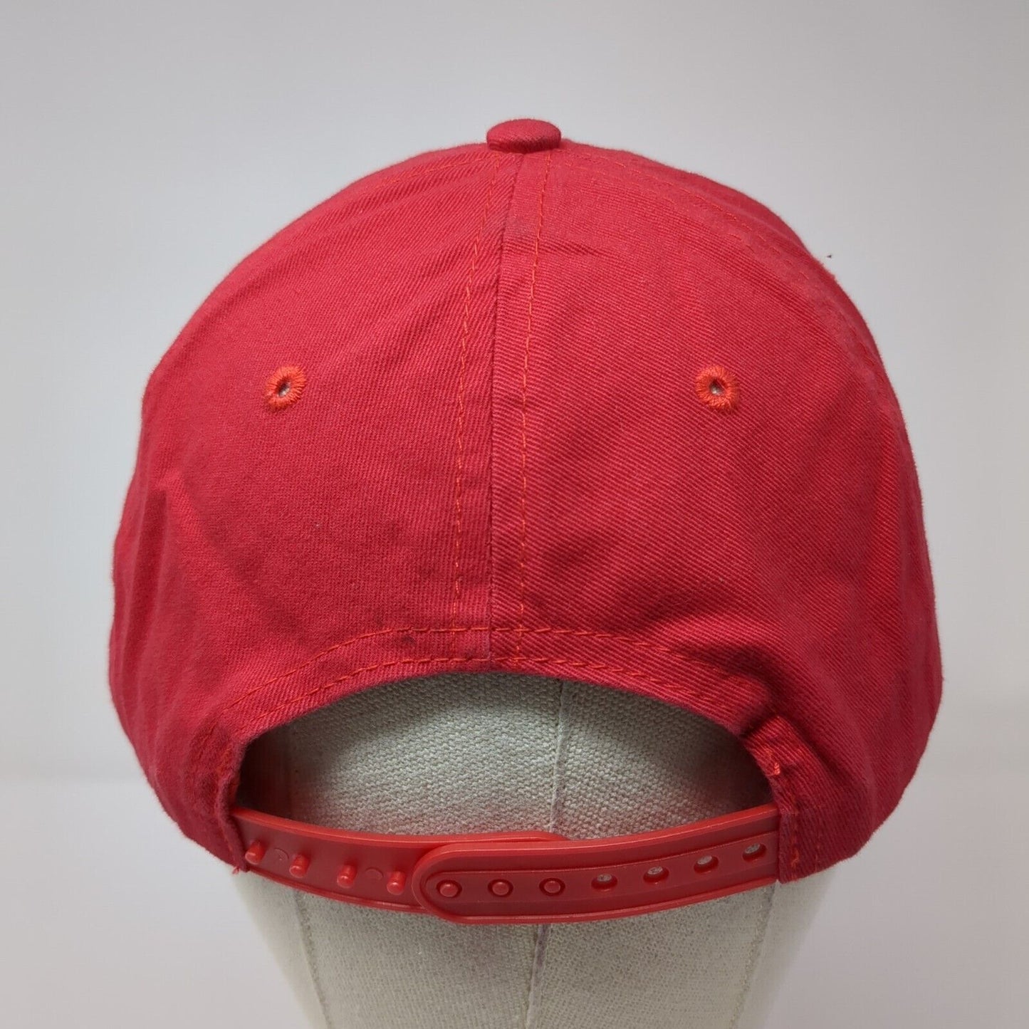 Bud King of Beers Snapback Hat Red One Size Adjustable Embroidered