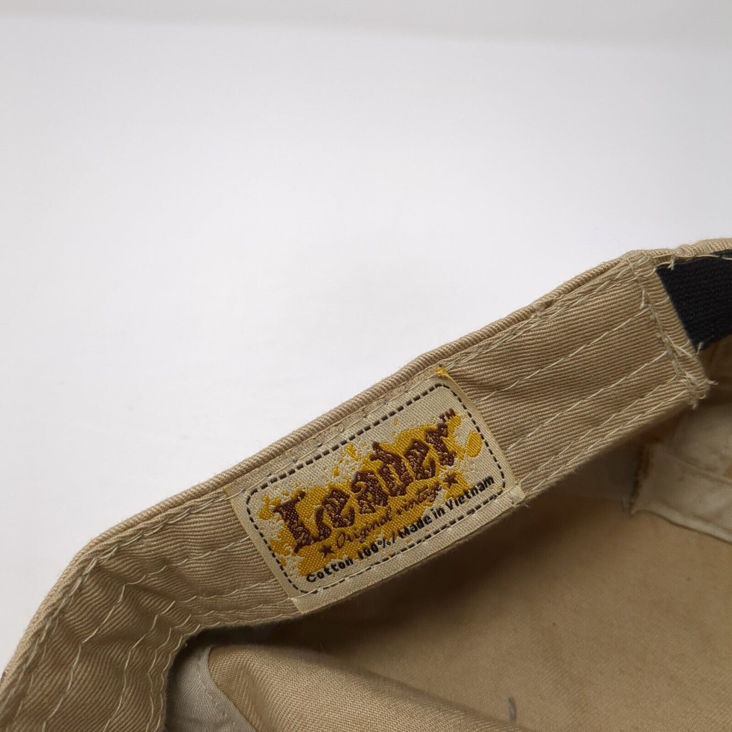 Leader Stretch Fitted Cadet Army Cap Hat Tan One Size Bow Rhinestone