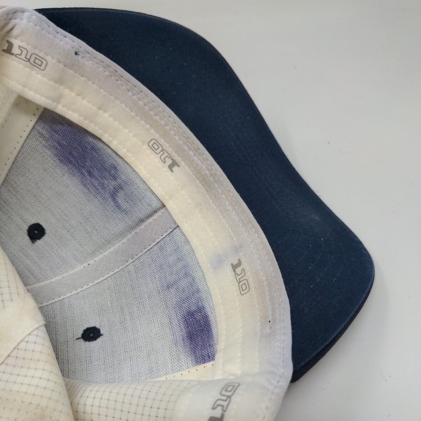 Columbia PFG Stapback Hat Blue One Size Adjustable Vented Holes 110 6 Panel