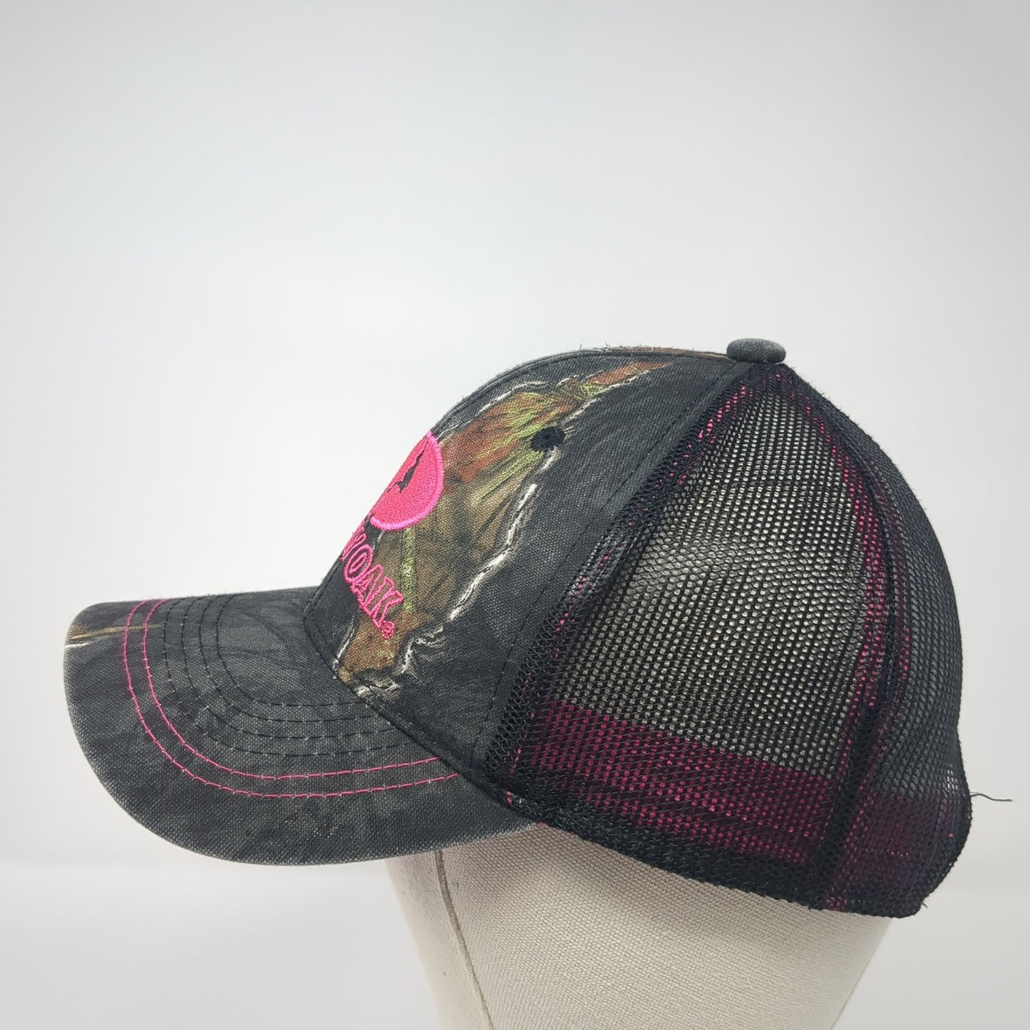 Mossy Oak Strapback Mesh Back Trucker Hat Multi Camo One Size Hunting