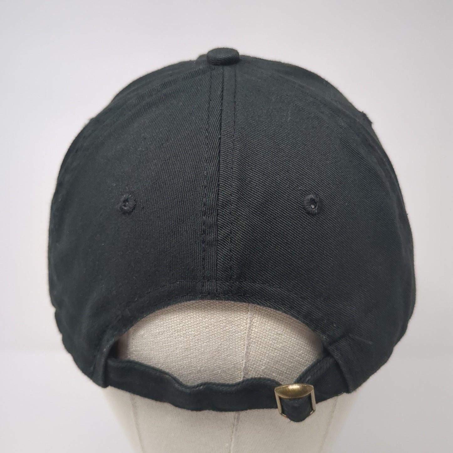 Monogram Slideback Hat Black One Size Adjustable The Turnip Seed Co
