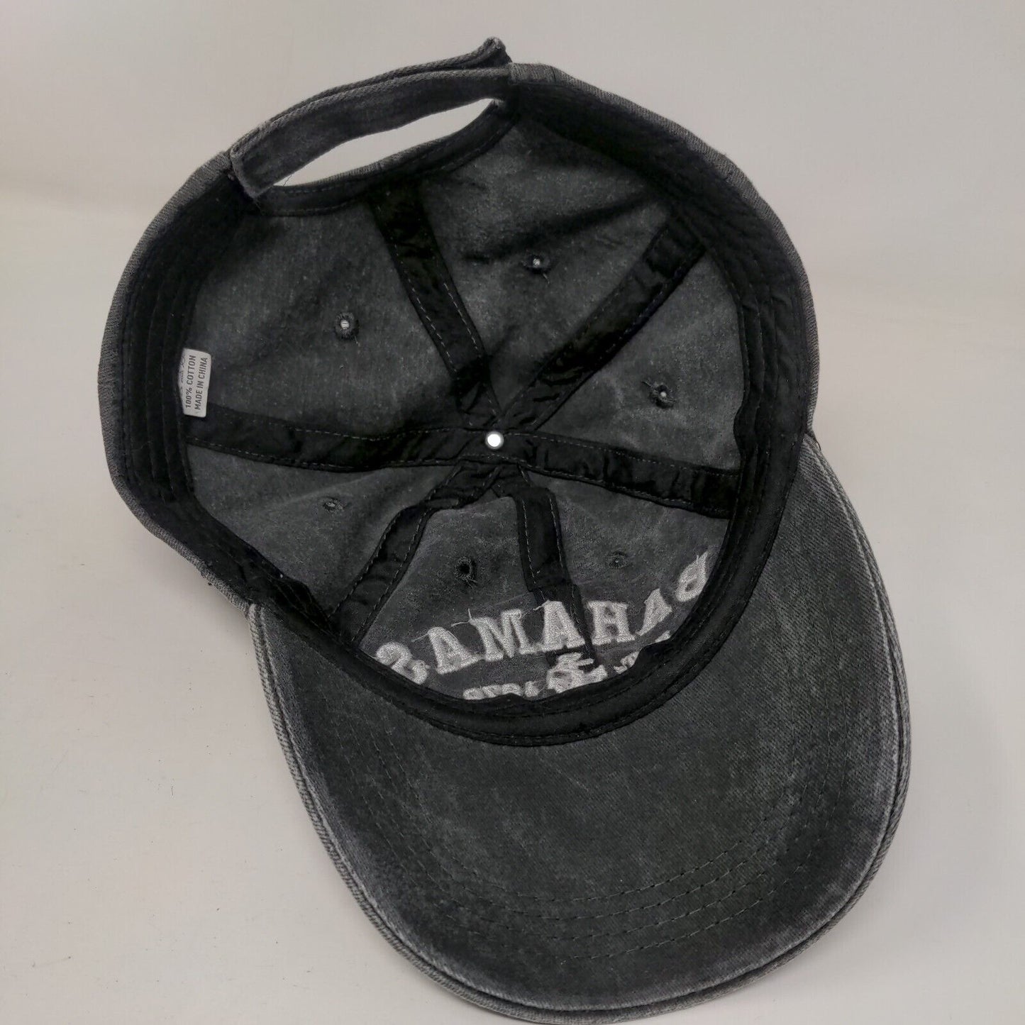 Bahamas Est 1973 Nassau Strapback Hat Gray One Size Adjustable Embroidered