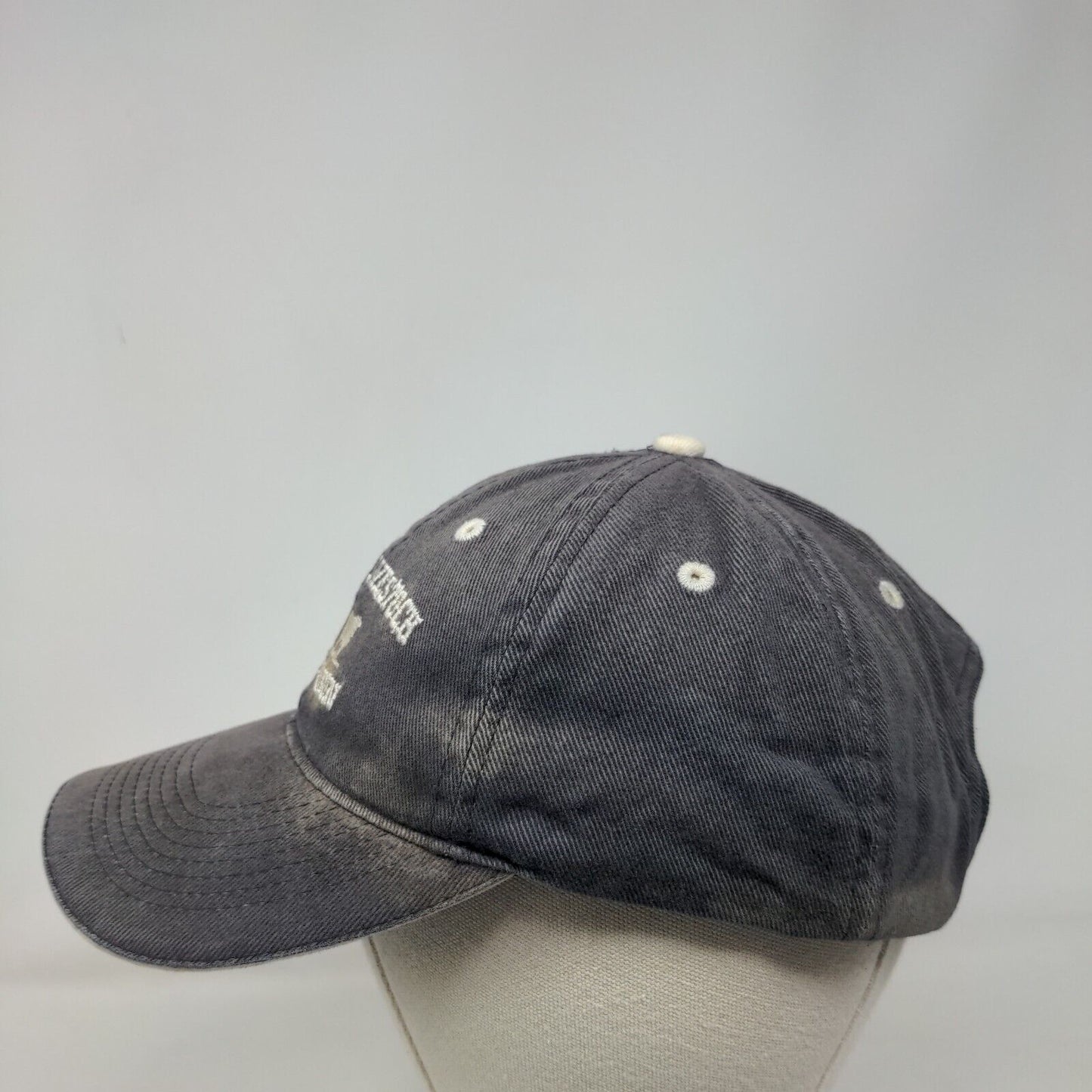 7 Rivers Livestock Commission Strapback Hat Blue OSFM Embroidered Otto