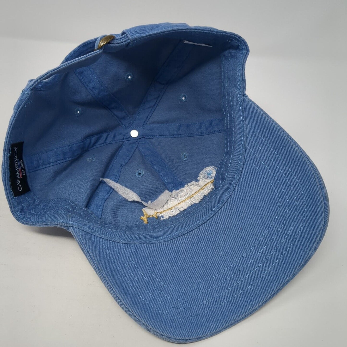 H-Isac Health Isac Slideback Baseball Cap Blue One Size Adjustable Cap America