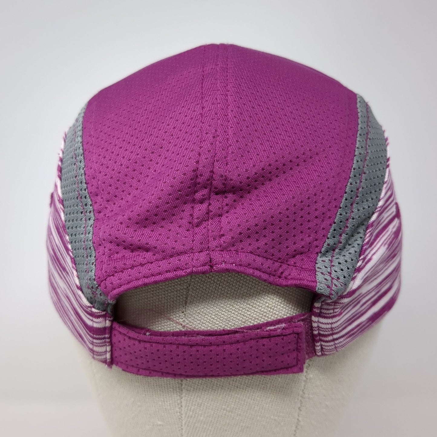 Avia 5 Panel Cap Pink One Size Adjustable Embroidered Lightweight Breathable