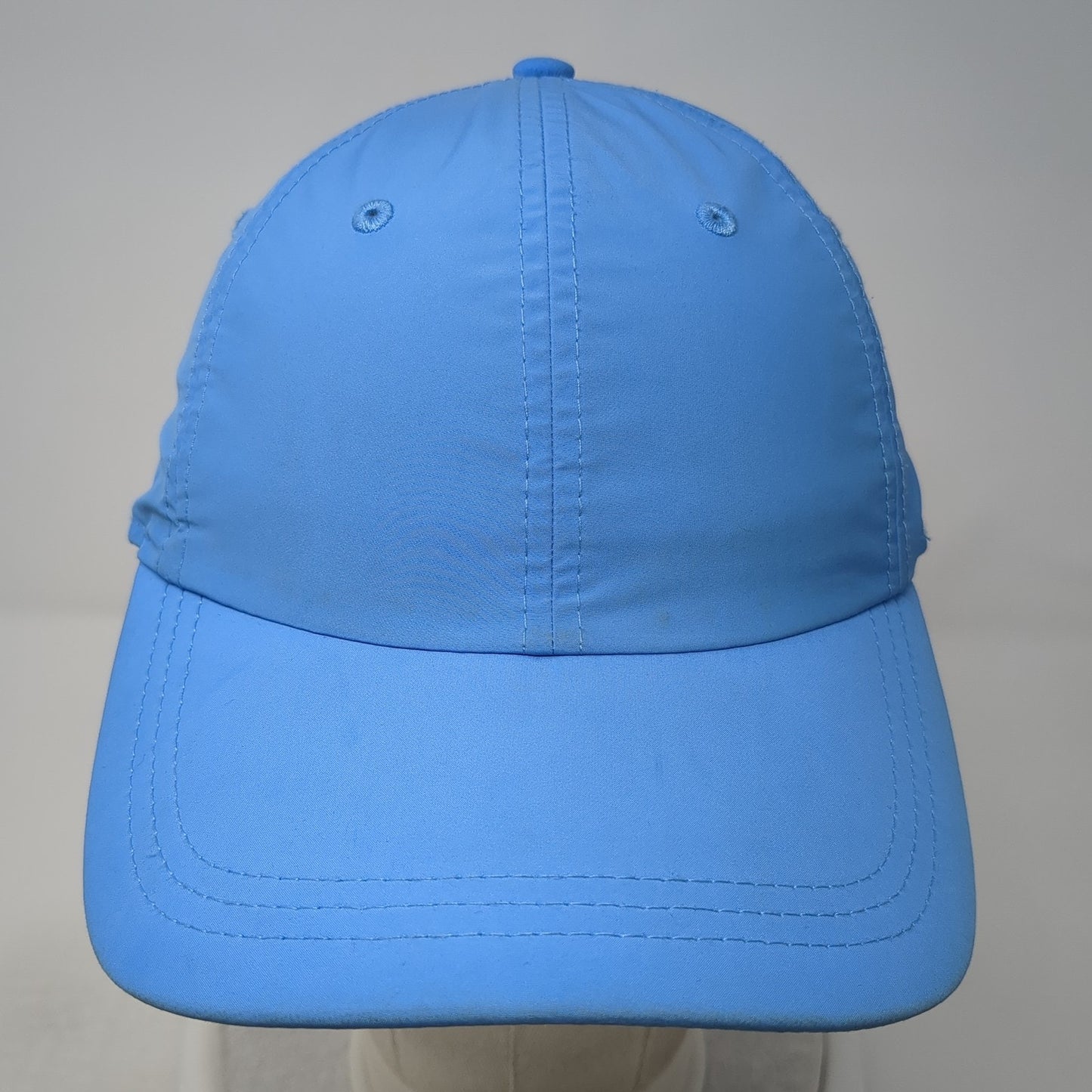 A New Day Strapback Hat Blue One Size Adjustable Solid 6 Panel Blank