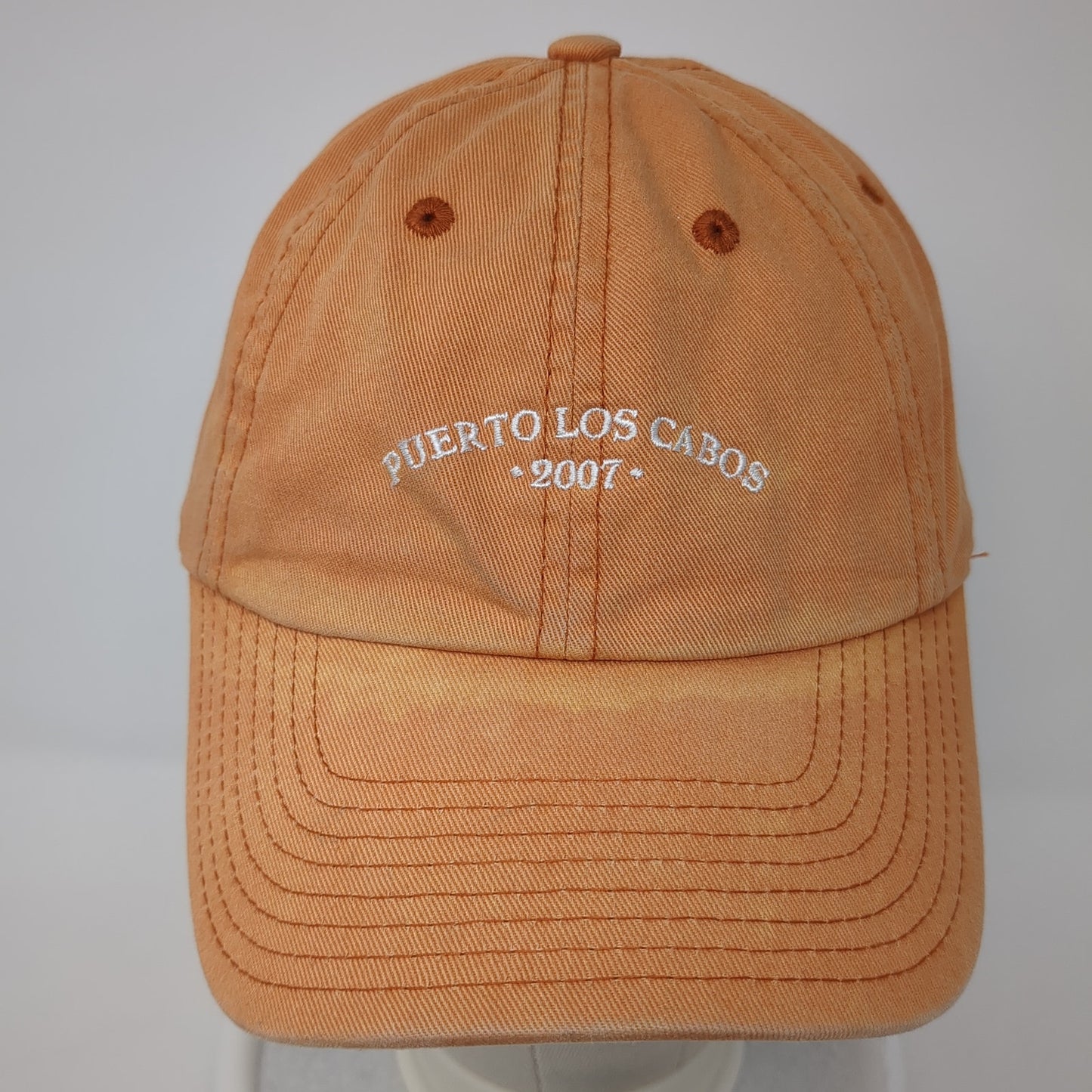 Puerto Los Cabos Slideback Baseball Cap Orange OS Adjustable American Needle
