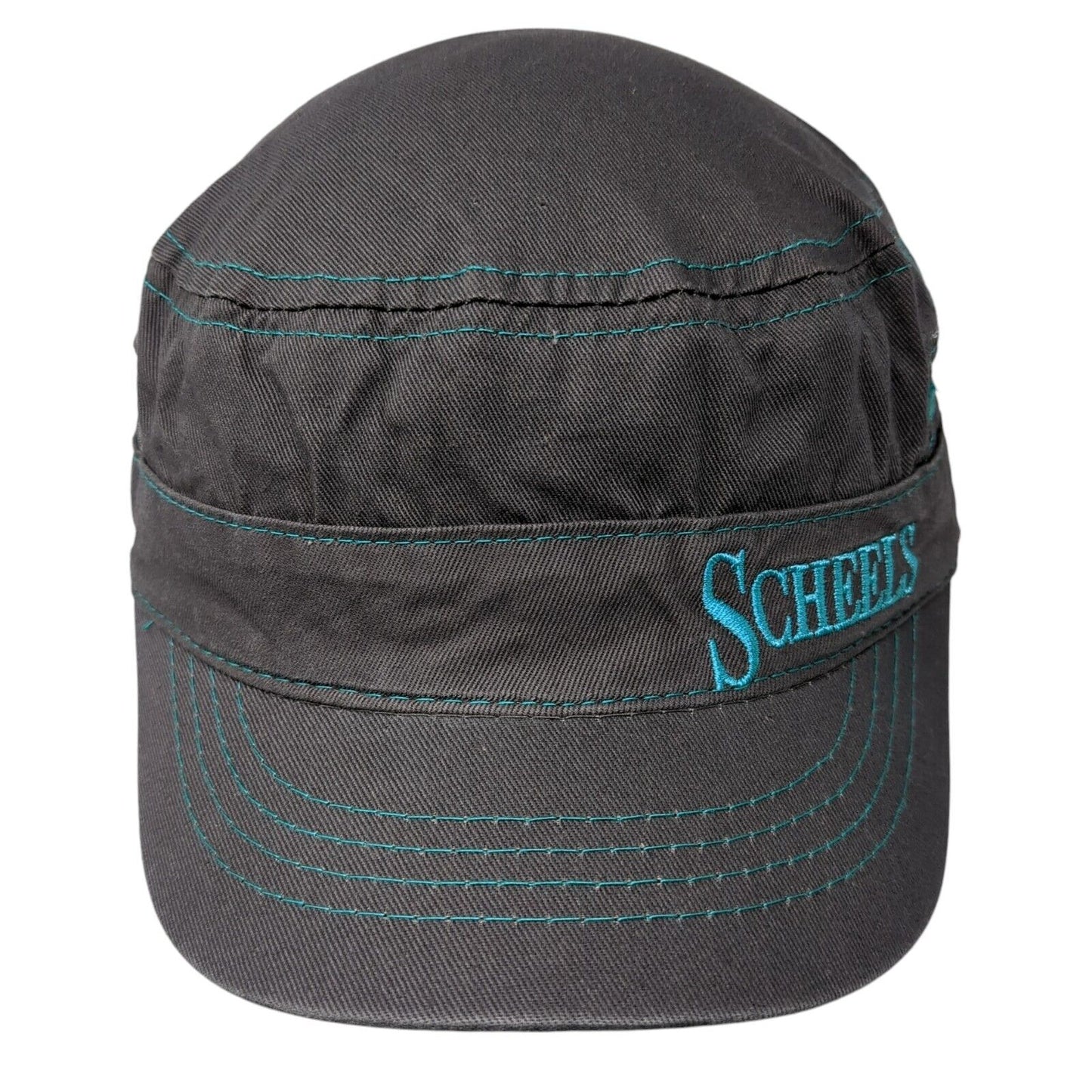 Scheels Slideback Cadet Army Hat Gray One Size Adjustable Outdoor Cap