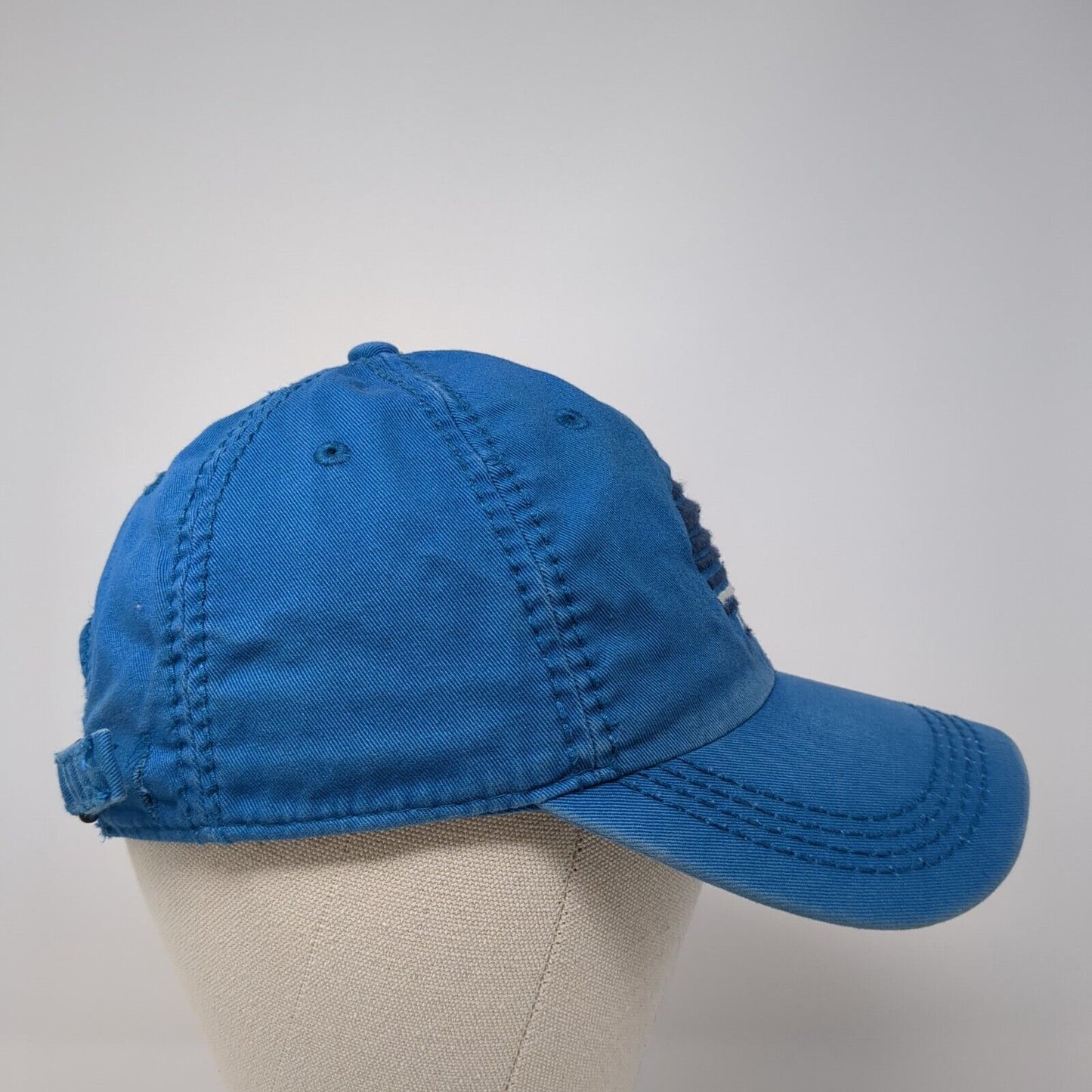 Life Is Good Slideback Hat Blue One Size Adjustable Embroidered 6 Panel