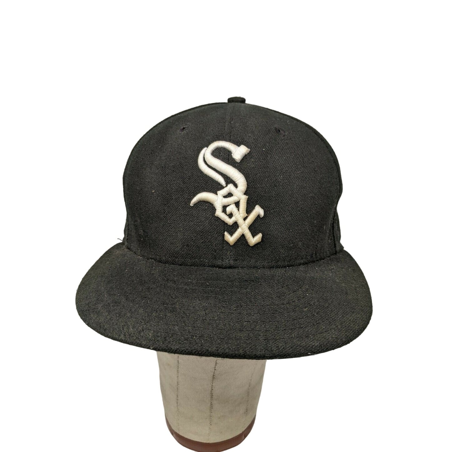 MLB On Field New Era 59Fifty Hat Cap 7 1/8" Chicago White Sox Embroidered Logo