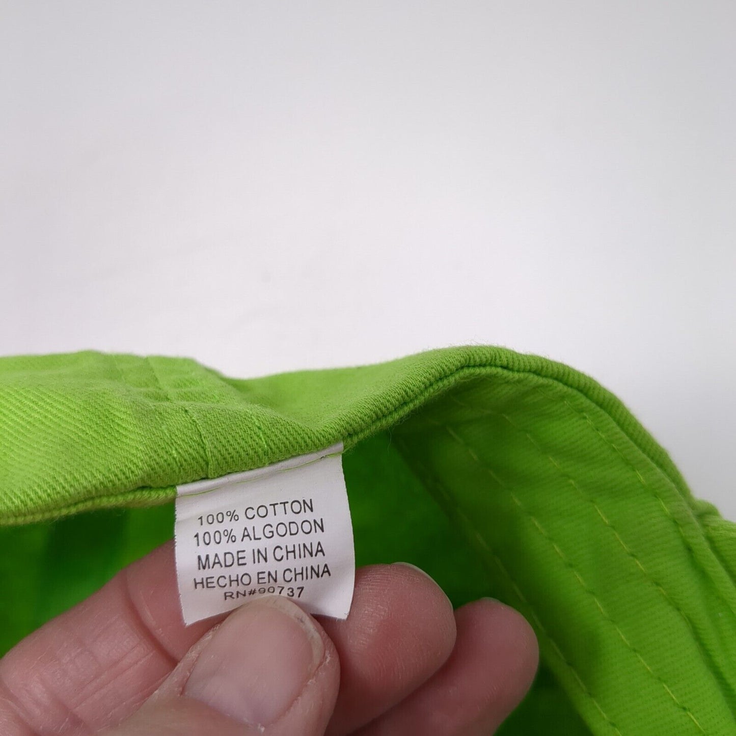Unbranded Strapback Baseball Cap Green One Size Adjustable 6 Panel Blank