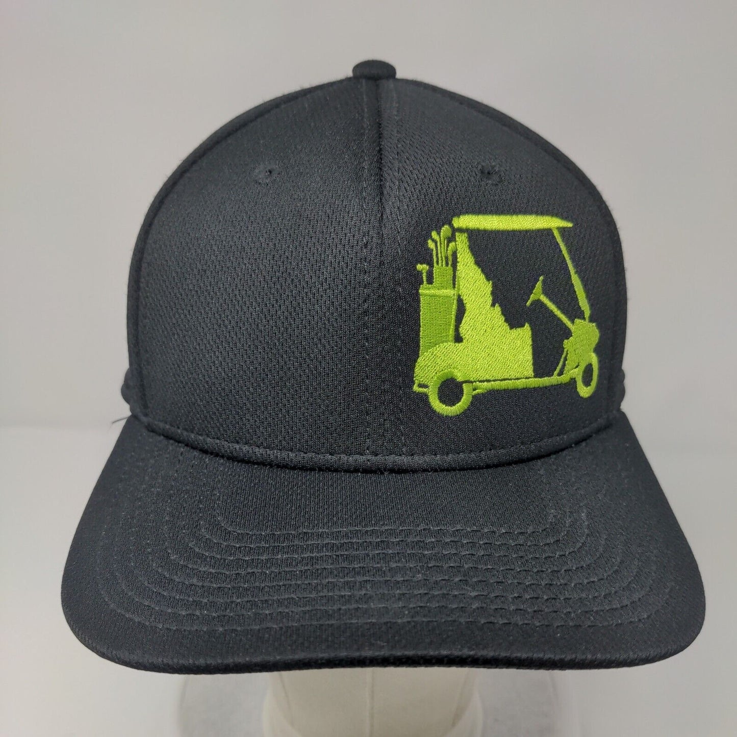 ID Golf Idaho Snapback Hat Black OSFM Adjustable Embroidered Otto