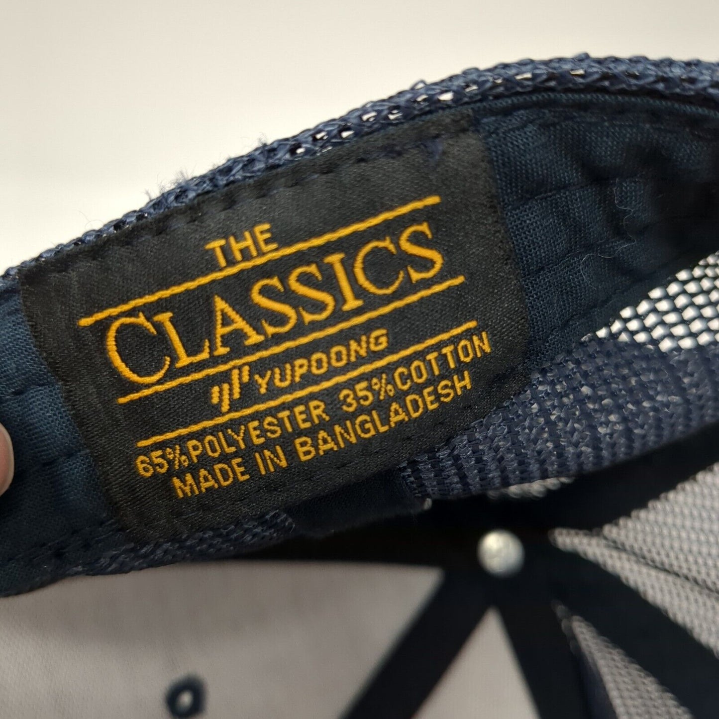 Gem State of Mind Snapback Mesh Back Trucker Hat Blue One Size Yupoong