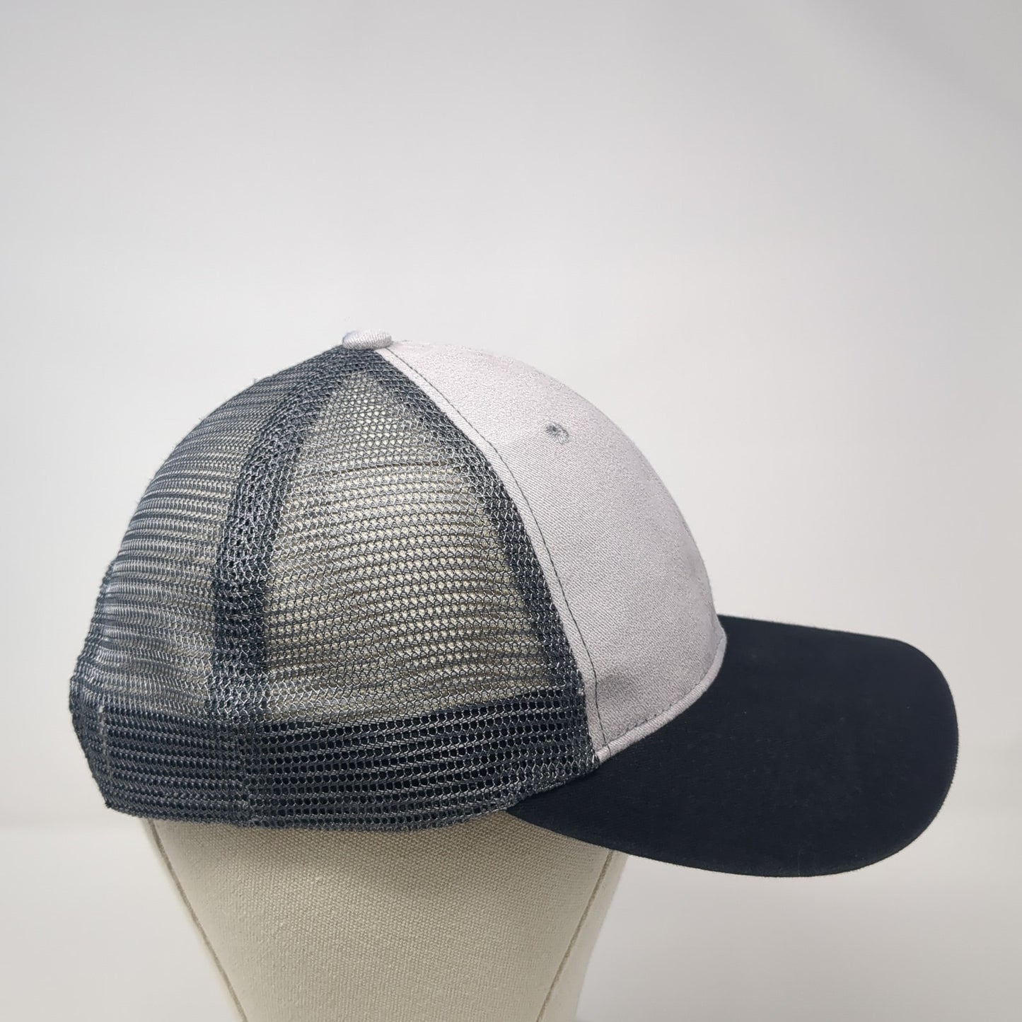 TasoTime Snapback Trucker Hat Gray One Size Adjustable Embroidered Mesh Back