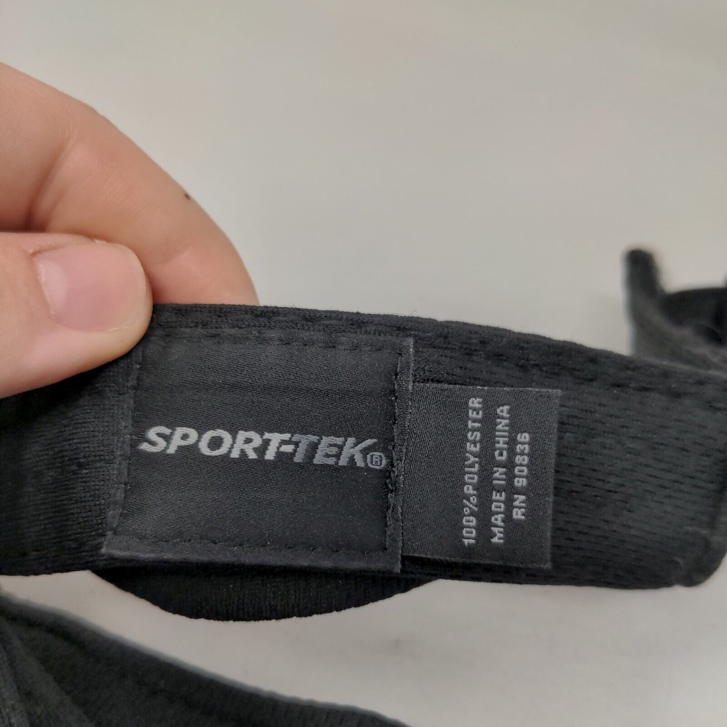 Dog N Suds Strapback Sun Visor Hat Black One Size Embroidered Sport-Tek