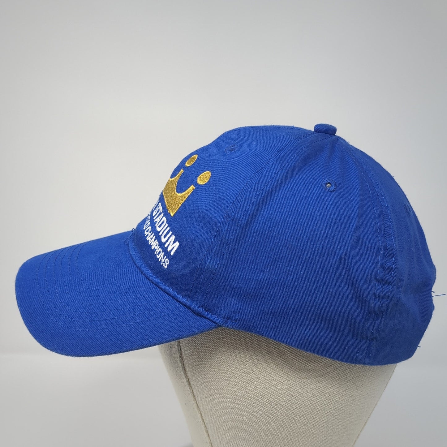 Kauffman Stadium Home of The 2015 Worlds Champions Baseball Cap Blue One Size