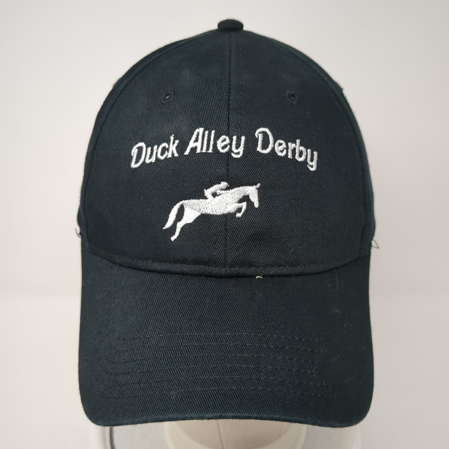 Duck Alley Derby Eagle Idaho Strapback Hat Black One Size Adjustable Otto