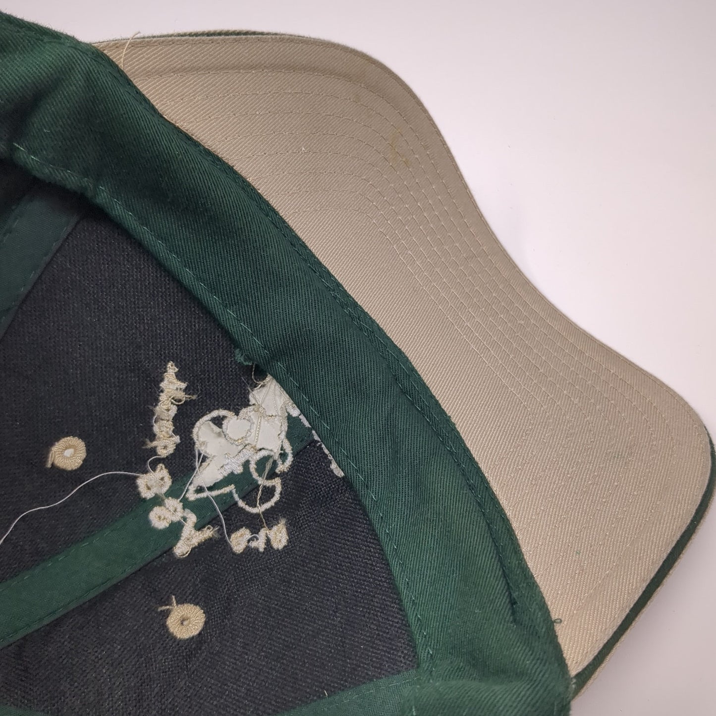 BSA Troop 310 Holy Rosary Strapback Hat Green One Size Colorblock Otto