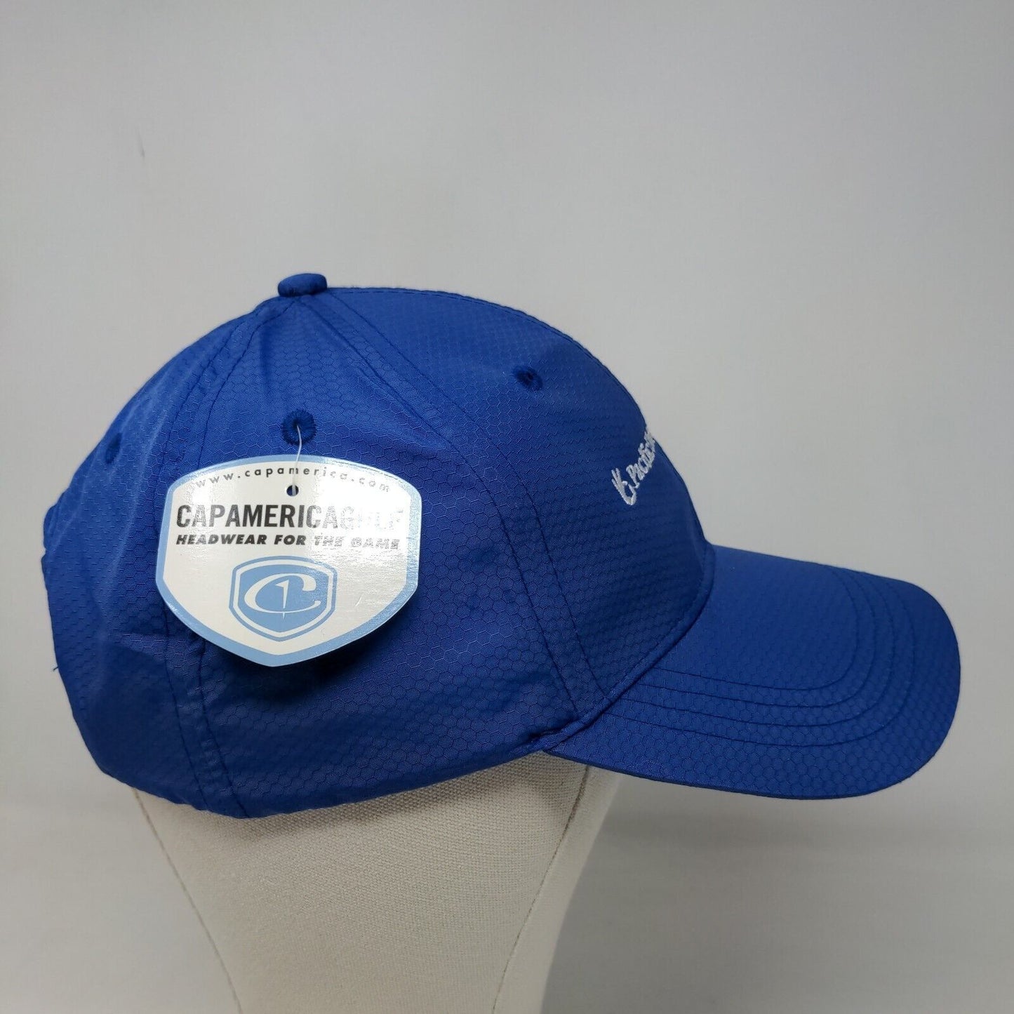Cap America Golf Men's Strapback Hat Blue Adjustable Pacific Union Financial