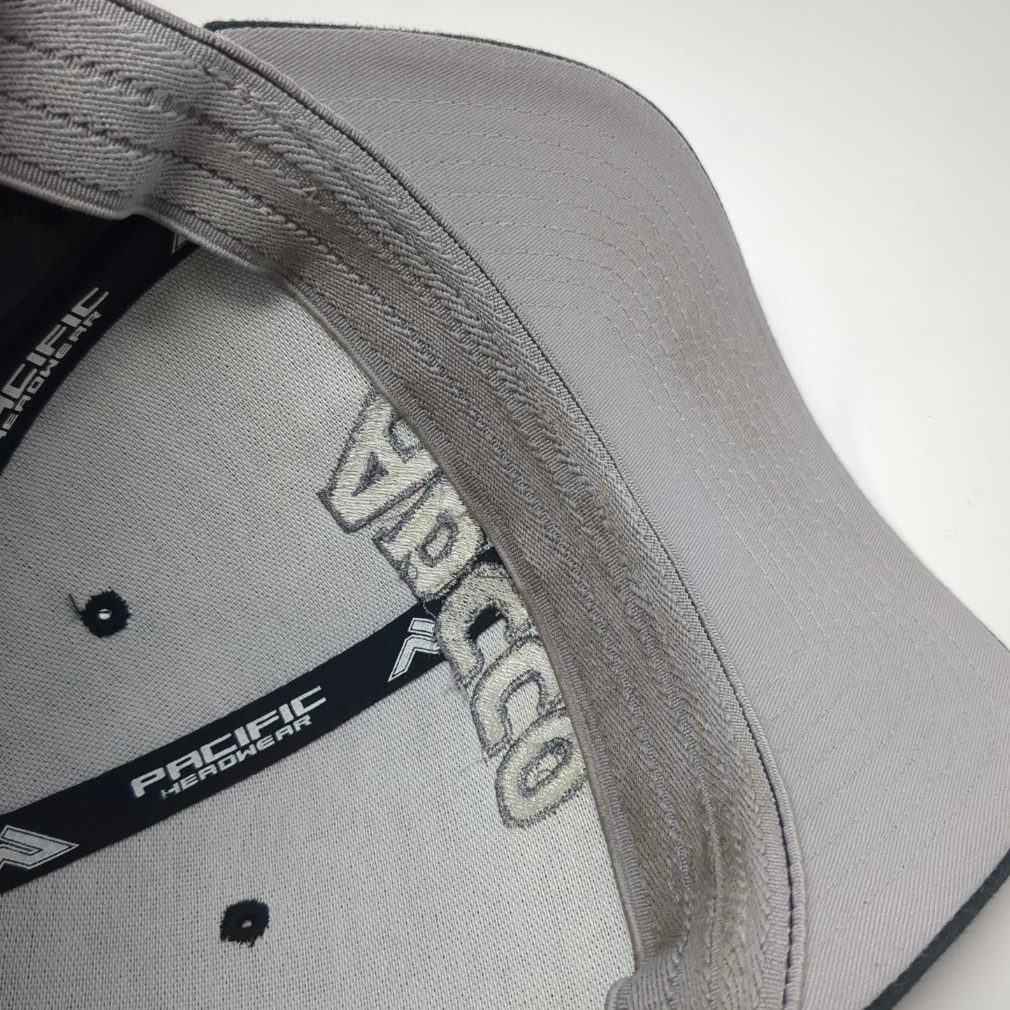 APCCO Fitted Hat Black 8 Embroidered Stretch Flexfit Pacific Headwear