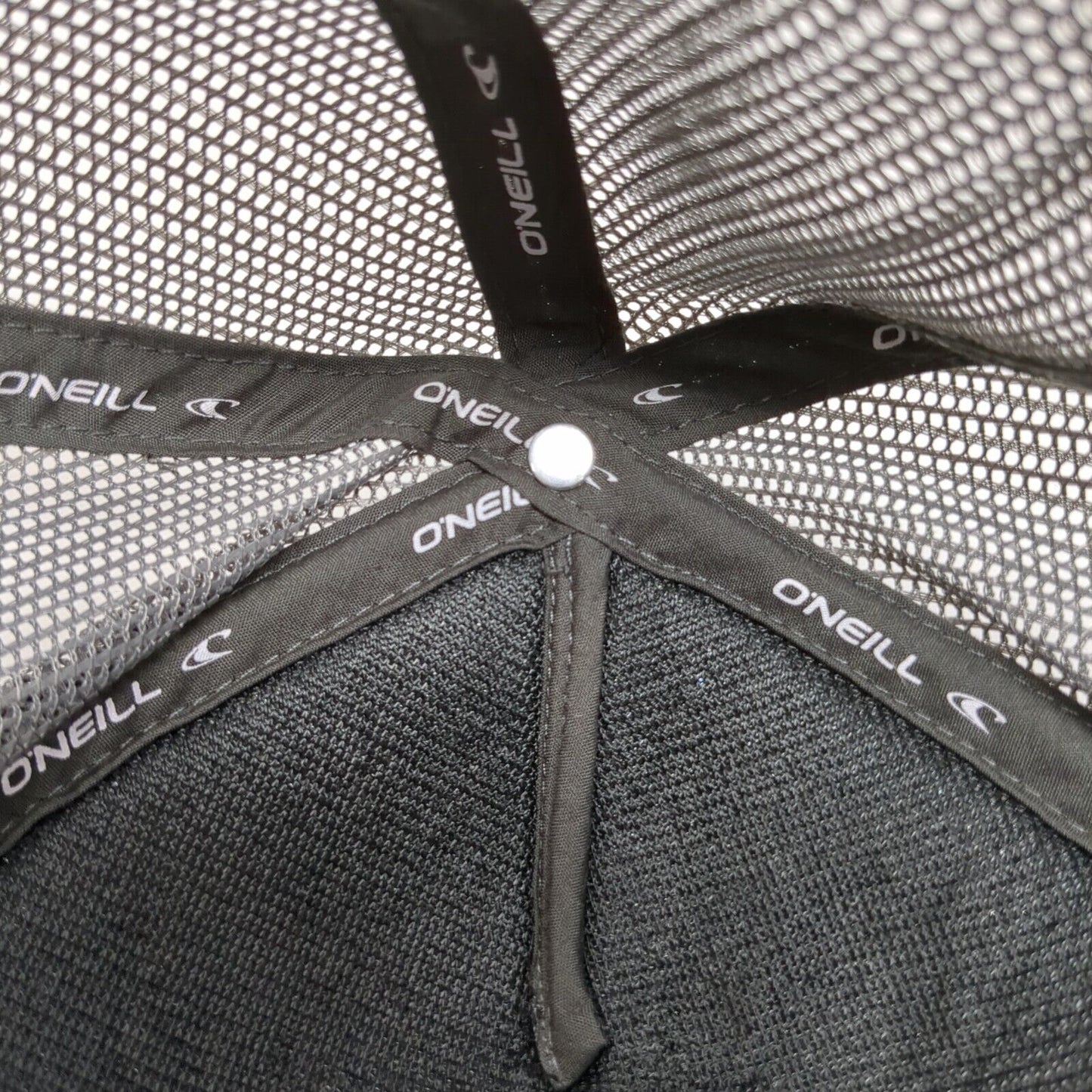 O'Neill Love Trip Snapback Trucker Hat Gray OSFA Mesh Back Adjustable