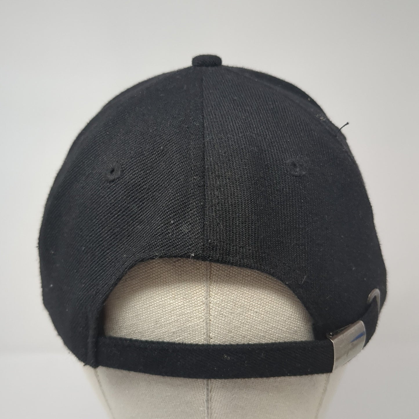 Mustang Slideback Hat Black One Size Adjustable Embroidered Open Road