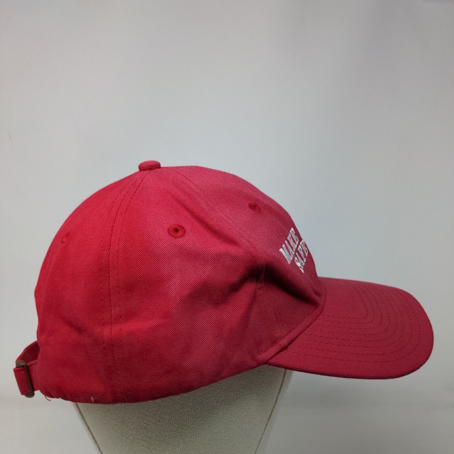 Make America Safe Again Slideback Hat Red One Size Embroidered Cap America