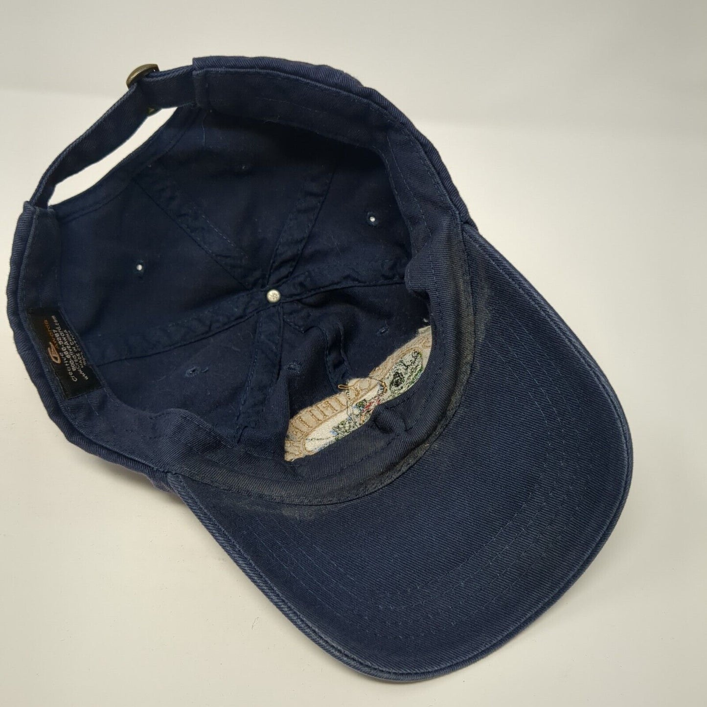 Gruene Outfitters Slideback Hat Blue One Size Adjustable Solid 6 Panel